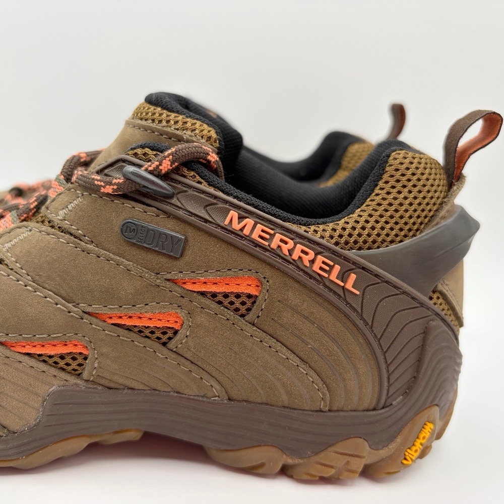 Merrell J12046 Womens Size 7 Hiking Shoes Dusty Olive Waterproof Vibram Low Top - Picture 4 of 9